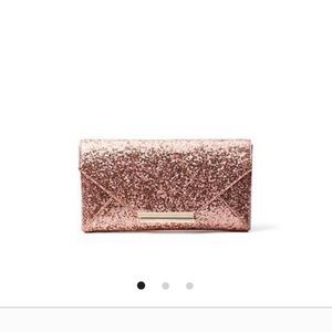 KATE SPADE “WEDDING BELLES CHARLA” glitter clutch